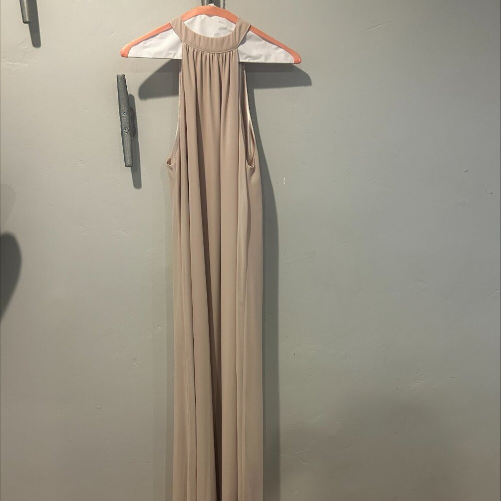 Ceremony by Joanna August Bridesmaid Dress Medium Cream/Light Pink